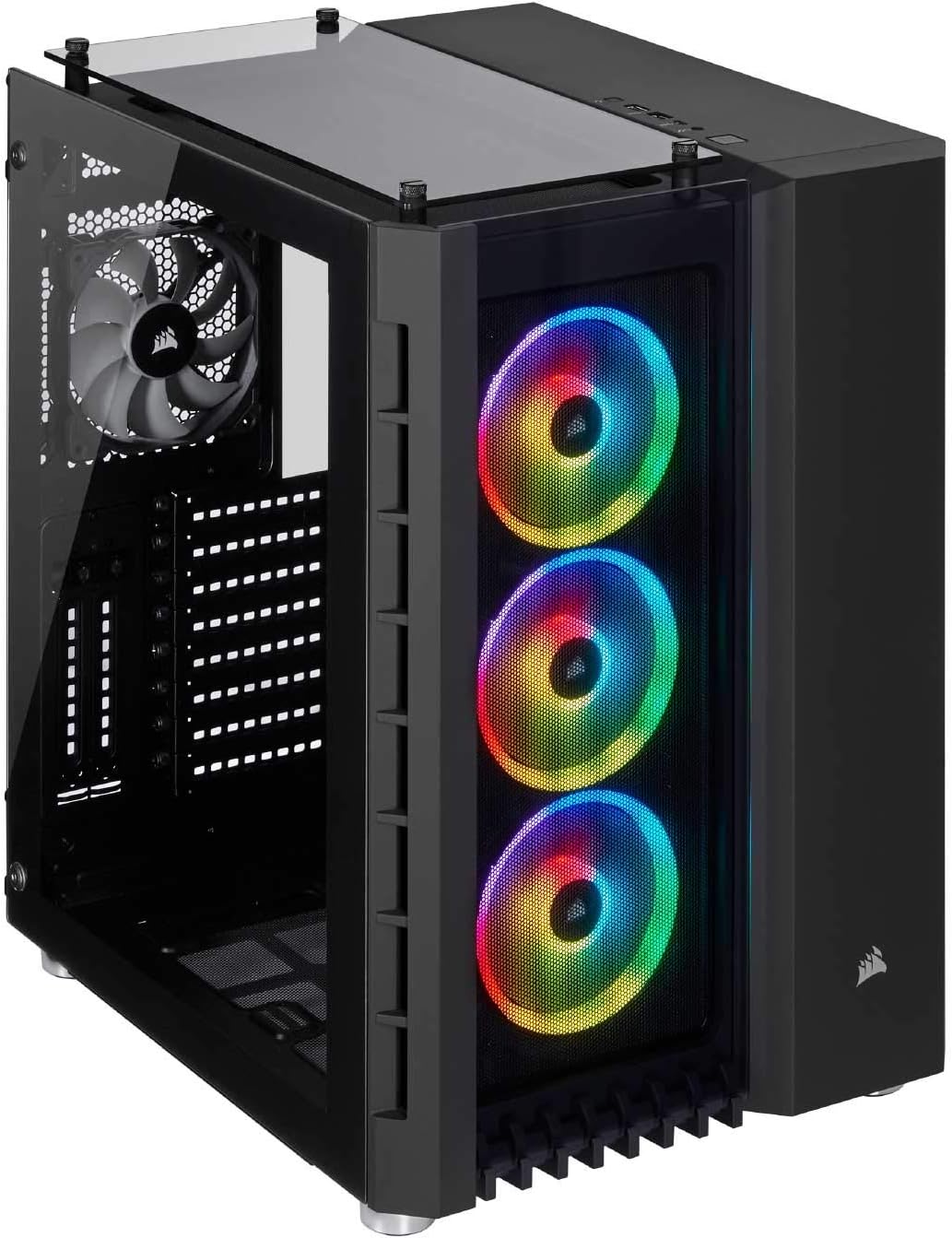 Black Tempered Glass ATX Smart Case N2047