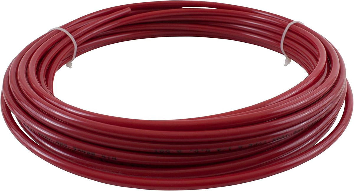 1/2" OD x 100' Red SAE J844 Nylon Air Brake Tubing, Pack of 2 Y25521