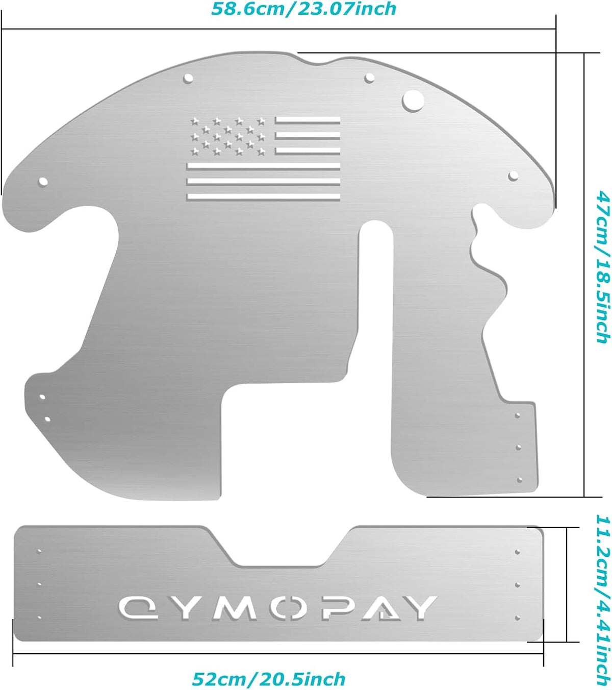Catalytic Converter Protection Shield Aluminum Replacement Parts K146529