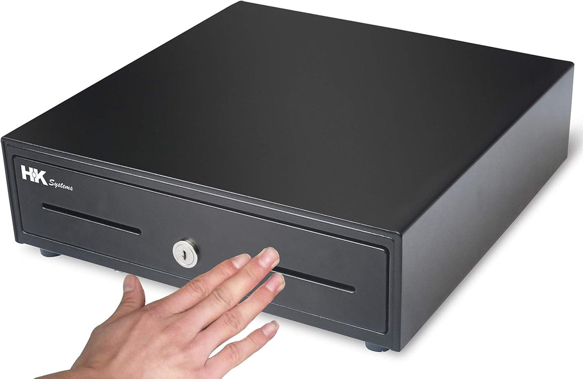 16 Heavy Duty Black Push Open Cash Drawer with Metal Bracket U712