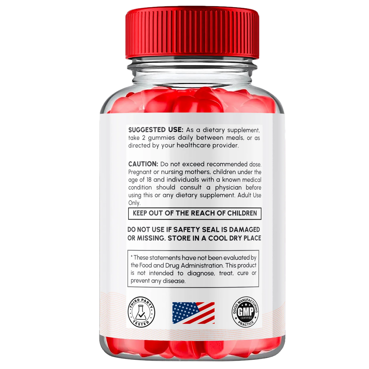 Apple Cider Vinegar Dietary Supplement Gummies 300 Gummies O785480