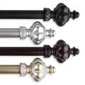 Black Adjustable Curtain Rod 28-48 inch Z378