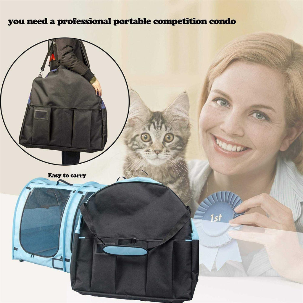 Portable Twin Compartment Cat Cage T770