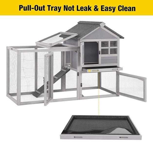 2 Story Bunny Cage with No Leak Tray E396833