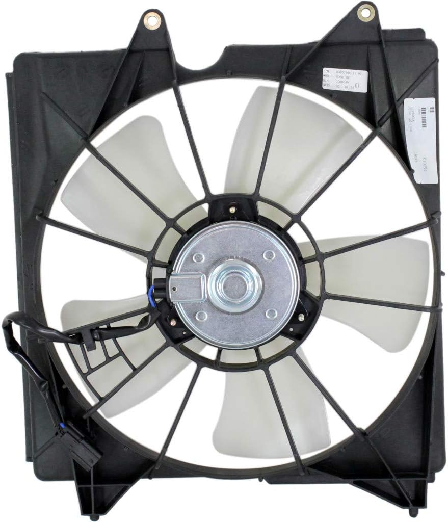Radiator Fan for Acura RDX 2013 2014 2015 Driver Side Single Fan 6 Cyl V5795