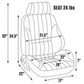Beige Vinyl Rally Recliner Seat E462973