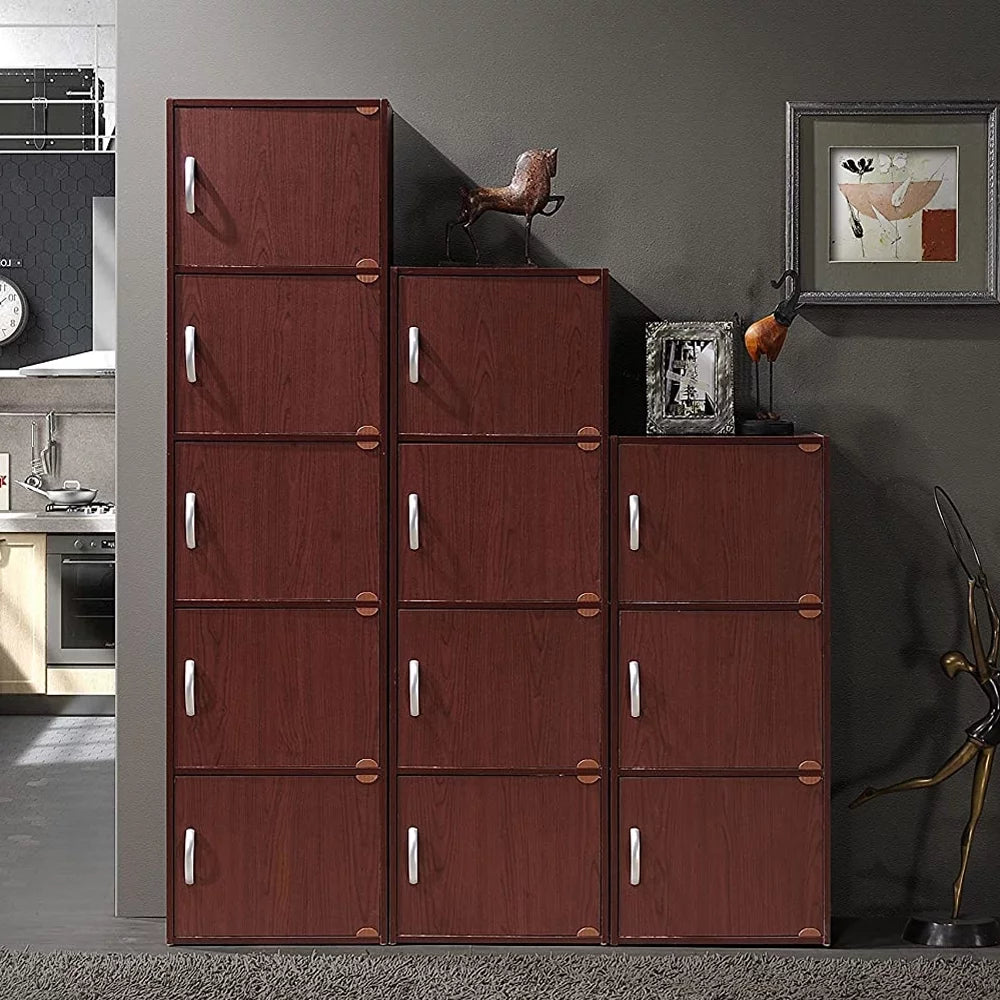 Modern 5-Shelf 5-Door Bookcase R924