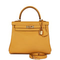 Jaune Ambre Swift Leather Bag R32543