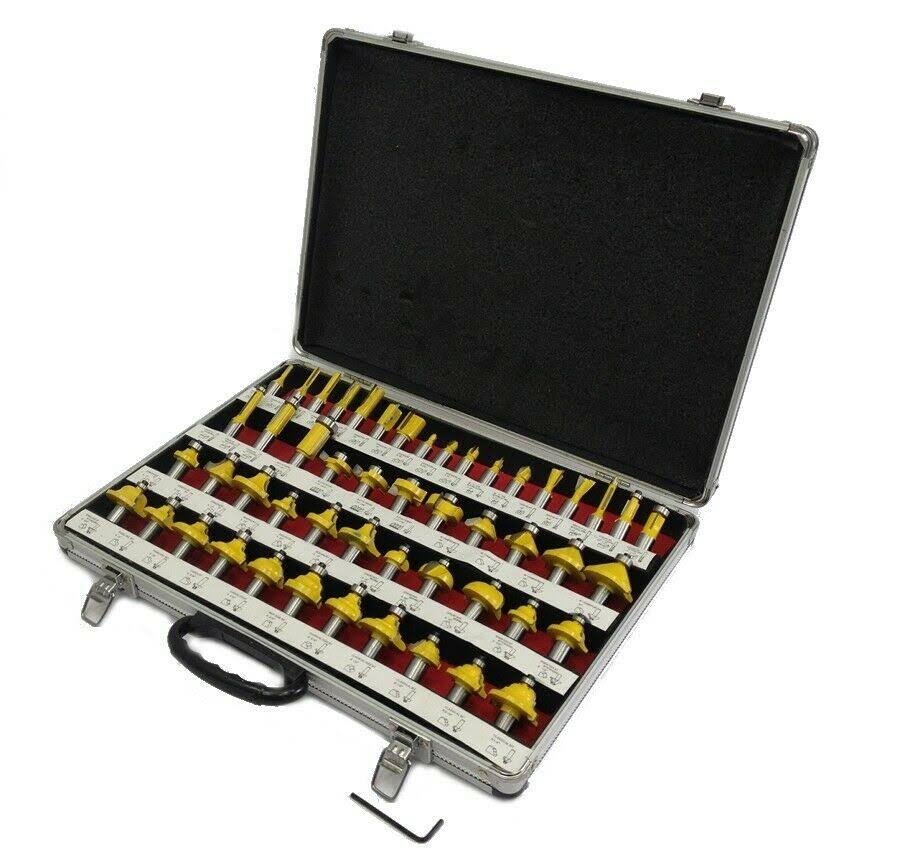 50 Piece 1/2x22 Shank Carbide Router Bits Set K7967
