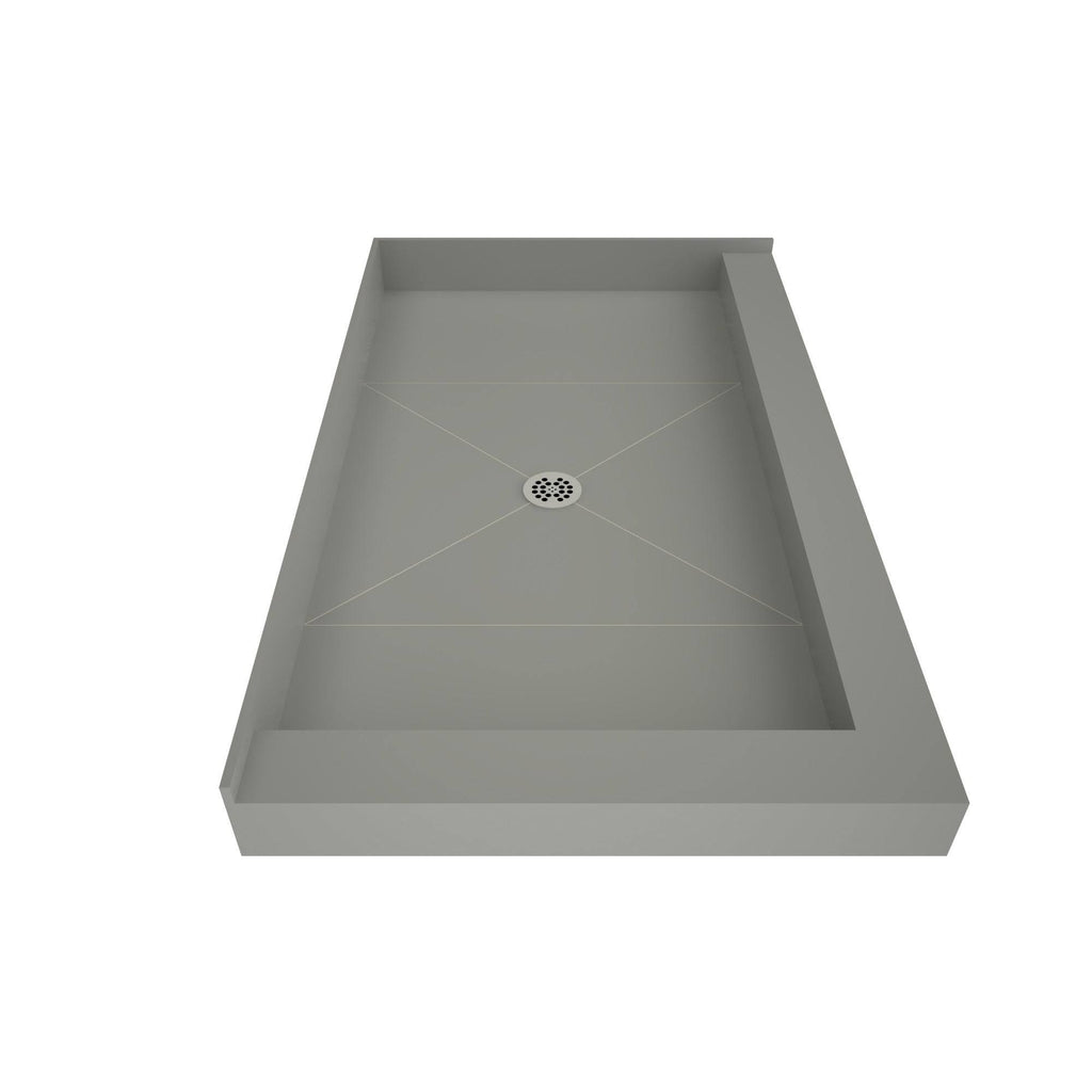 32x22 x 48x22 Double Threshold Shower Base with Drain Plate B121883