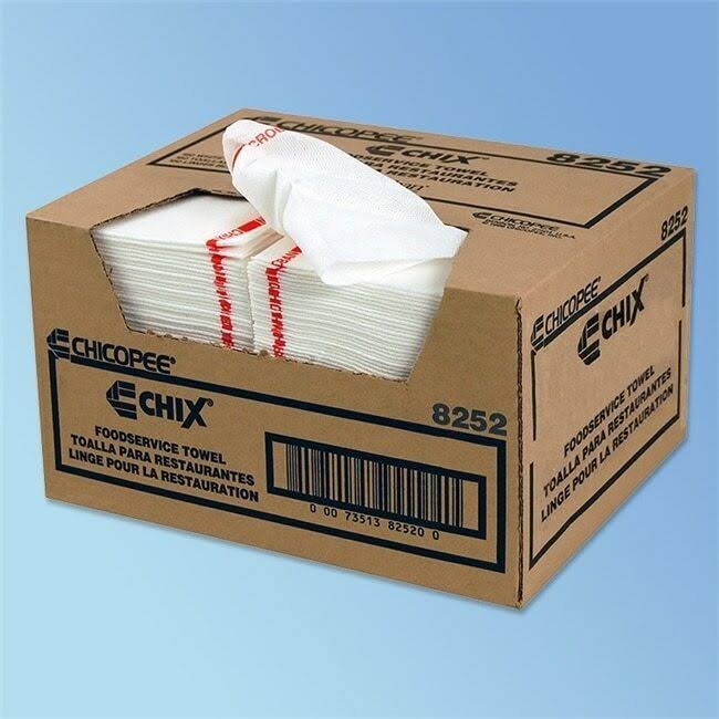 Blue 13 x 21 Food Service Towels, 150/Carton Q6378