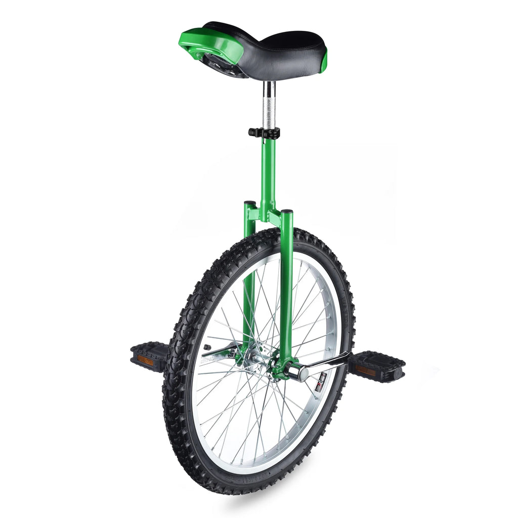 20 Inch Outdoor Unicycle Bike Yellow & Green U549113