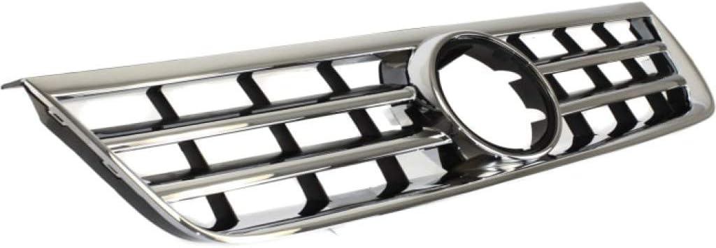 Chrome Shell Textured Black Insert Grille Assembly P224845