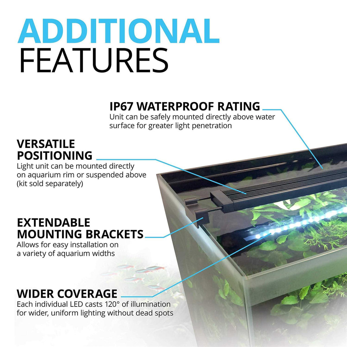Bluetooth LED Aquarium Light O85577