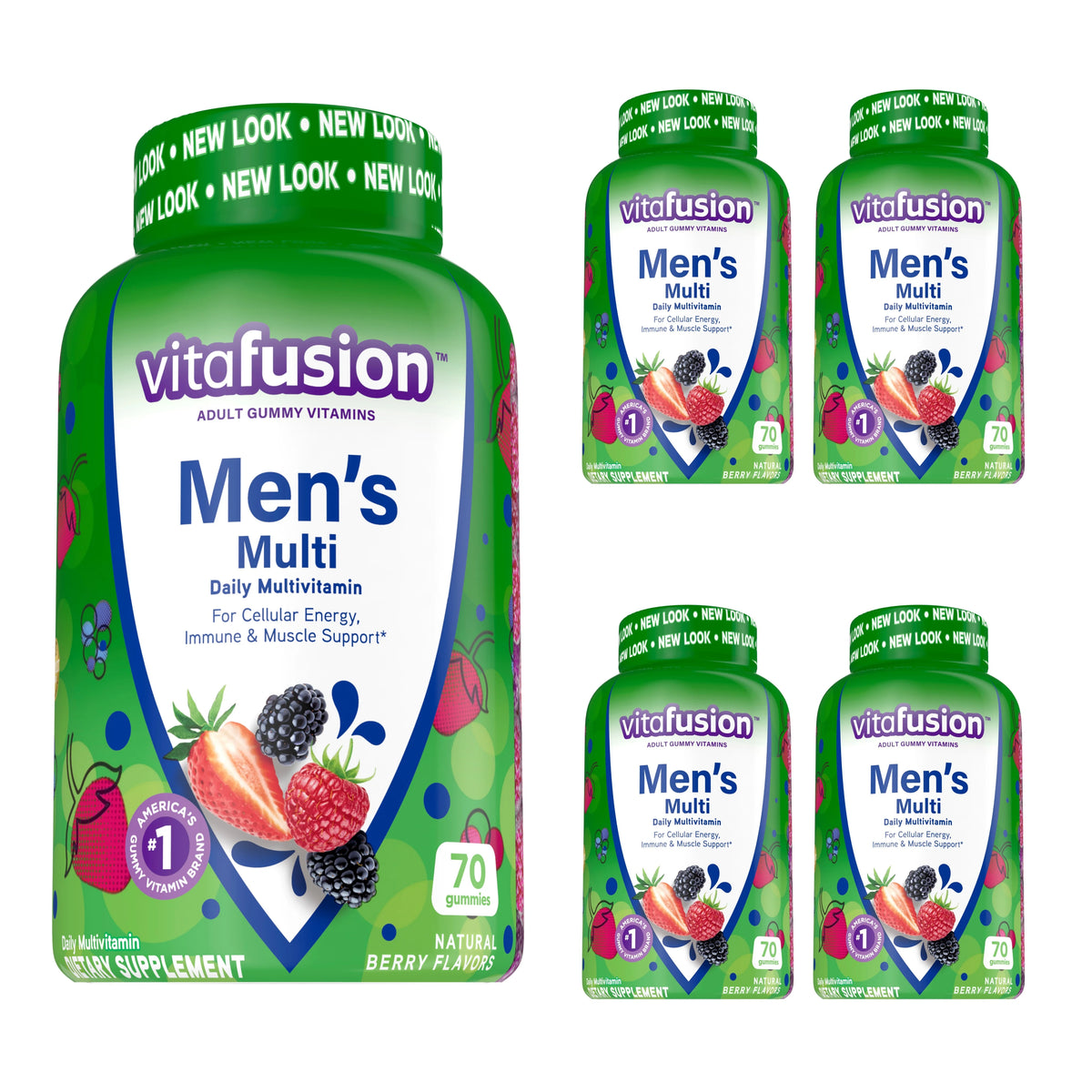 Men's Daily Multivitamin Gummy 5 Pack W327718