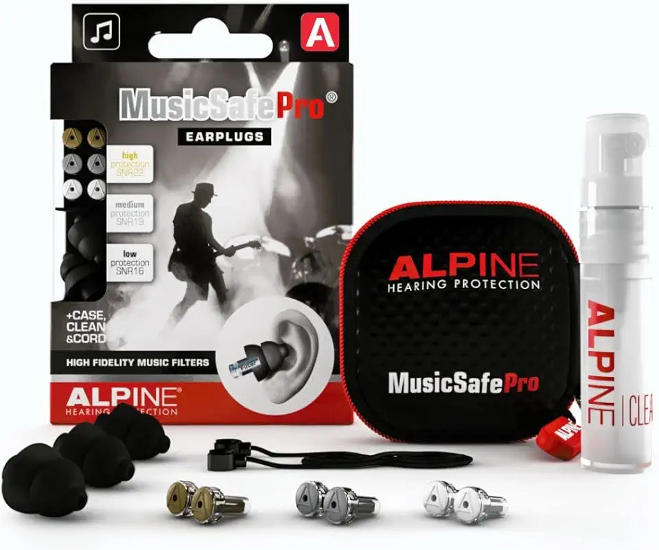 High Fidelity Earplugs with 3 Interchangeable Filter Sets H67049