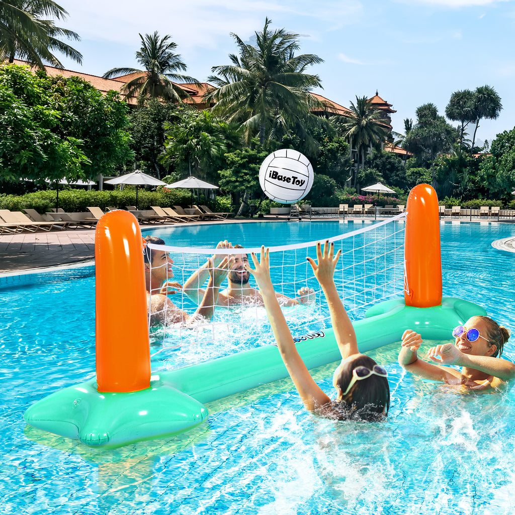 Floating Swimming Pool Toy Inflatables Volleyball Net Q94533