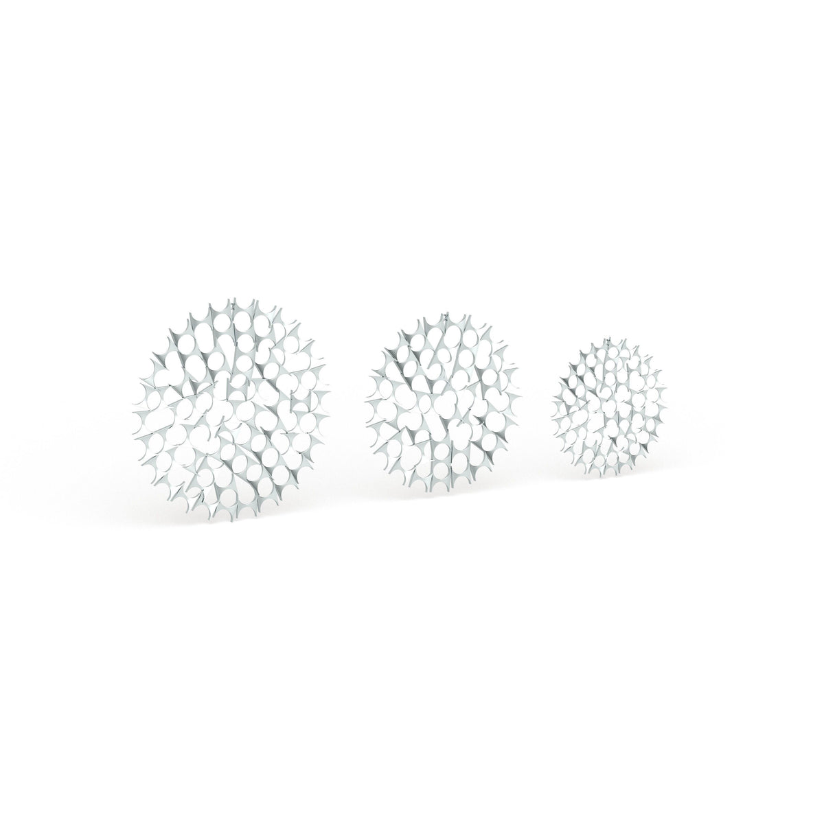 Metal Wall Decor (Set of 3) Silver V73017
