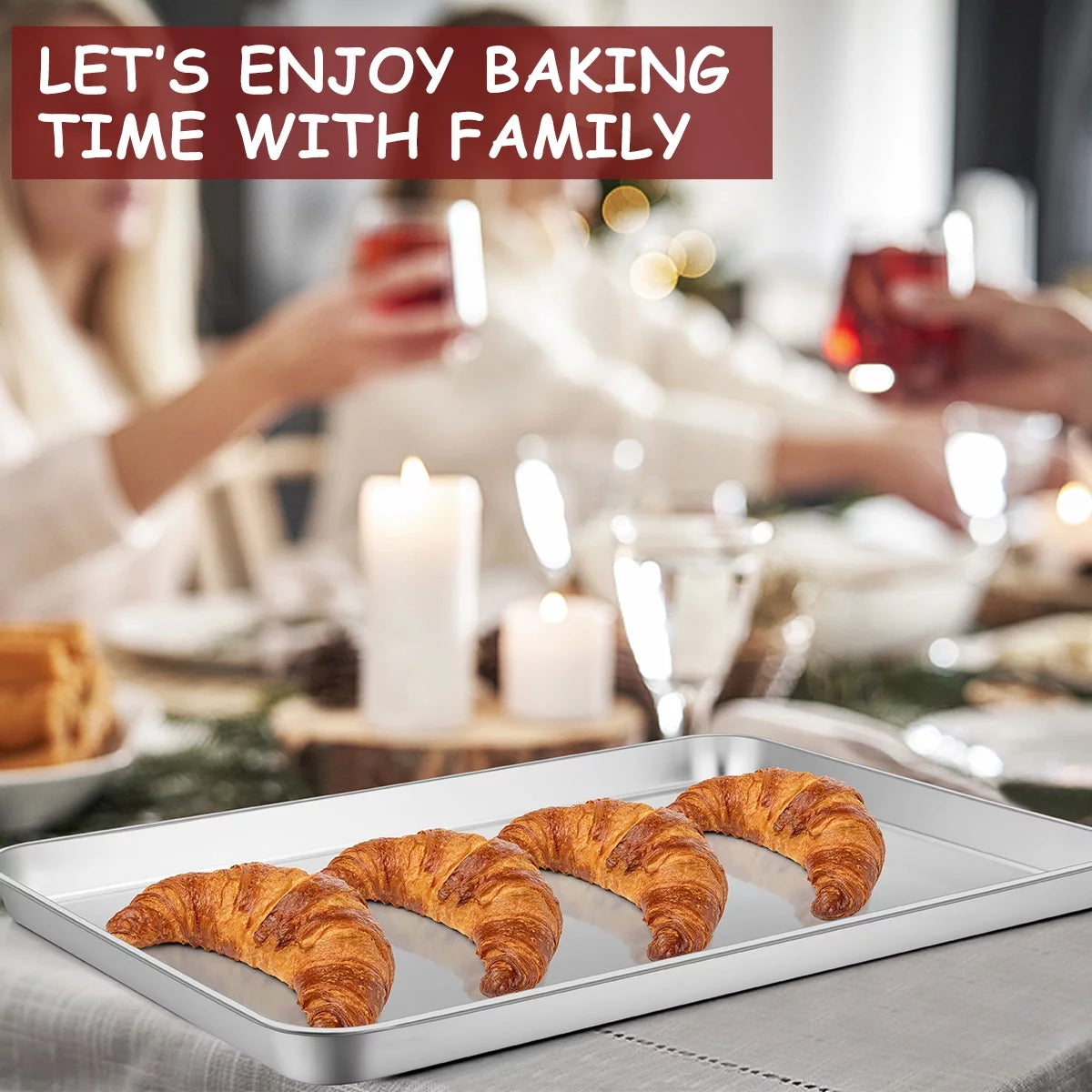Stainless Steel Baking Sheet Tray Cooling Rack with Silicone Baking Mat Set of 9 Q363636