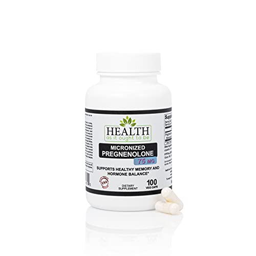 75mg Micronized Pregnenolone 100 Capsules S17033