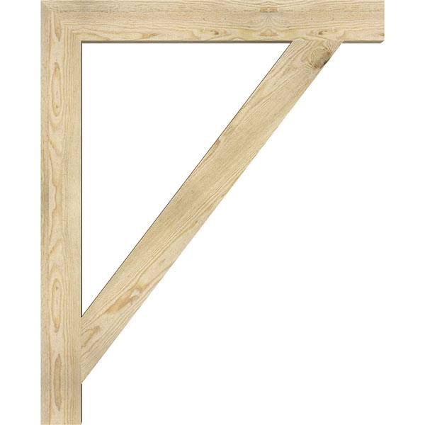 Traditional Block Rough Sawn Bracket, Douglas Fir U767