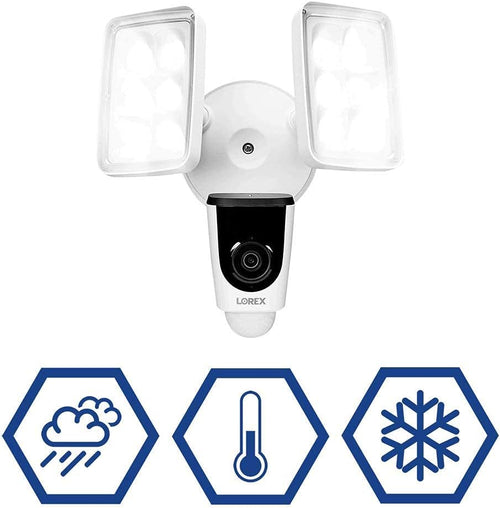 1080p Wi-Fi Dual Floodlight Camera with 32GB microSD Card A528