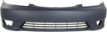 Front Bumper Cover Compatible with 2005-2006 Toyota Camry Primed SE Model with Fog Light Holes C8344