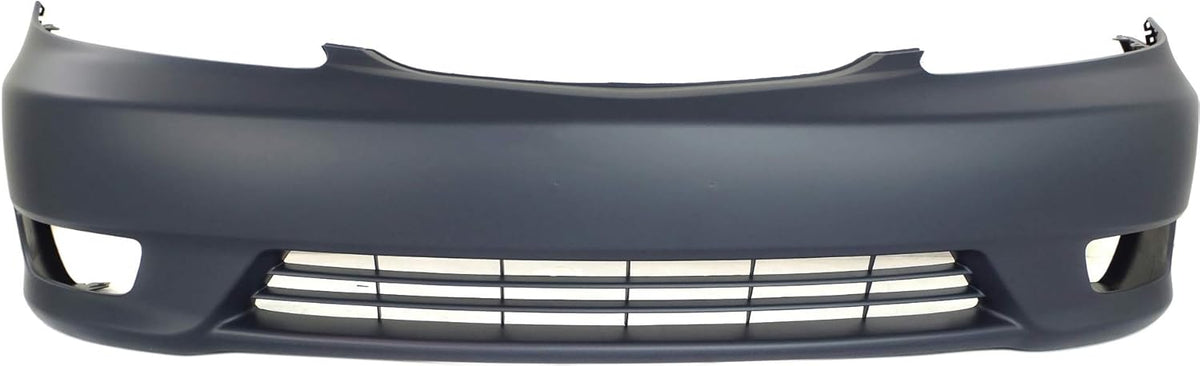 Front Bumper Cover Compatible with 2005-2006 Toyota Camry Primed SE Model with Fog Light Holes C8344