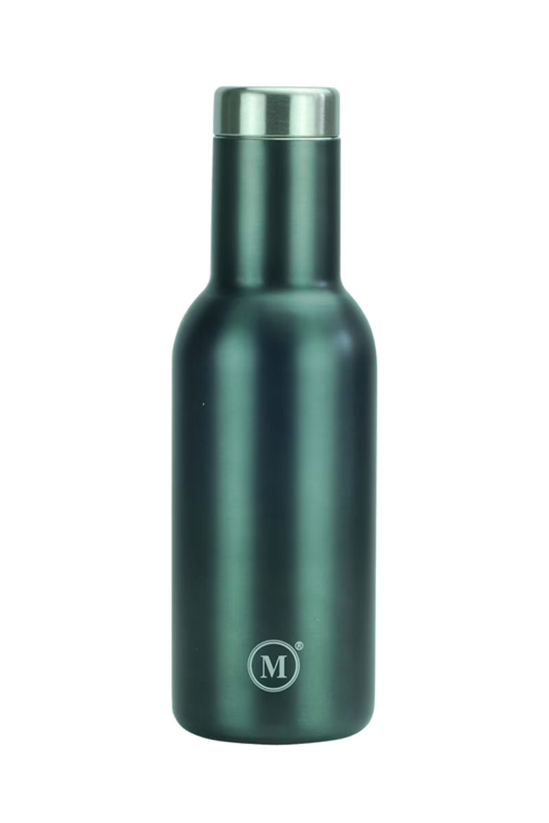 Gunmetal Stainless Steel Vacuum Insulated Water Bottle Set Of 2 600 ml O738409