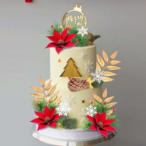 Christmas Cake Topper T40579