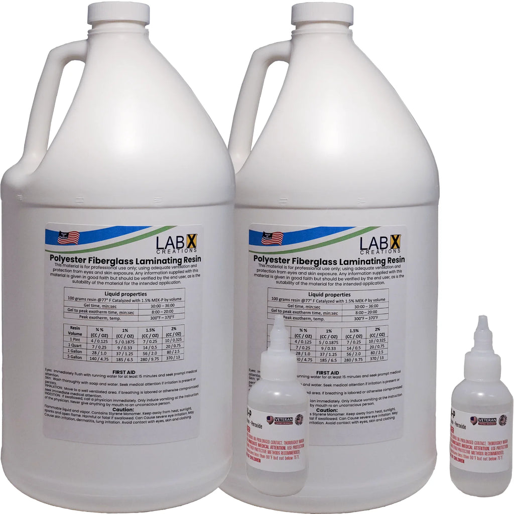 2 Gallon Polyester Resin with MEKP Hardener W8774