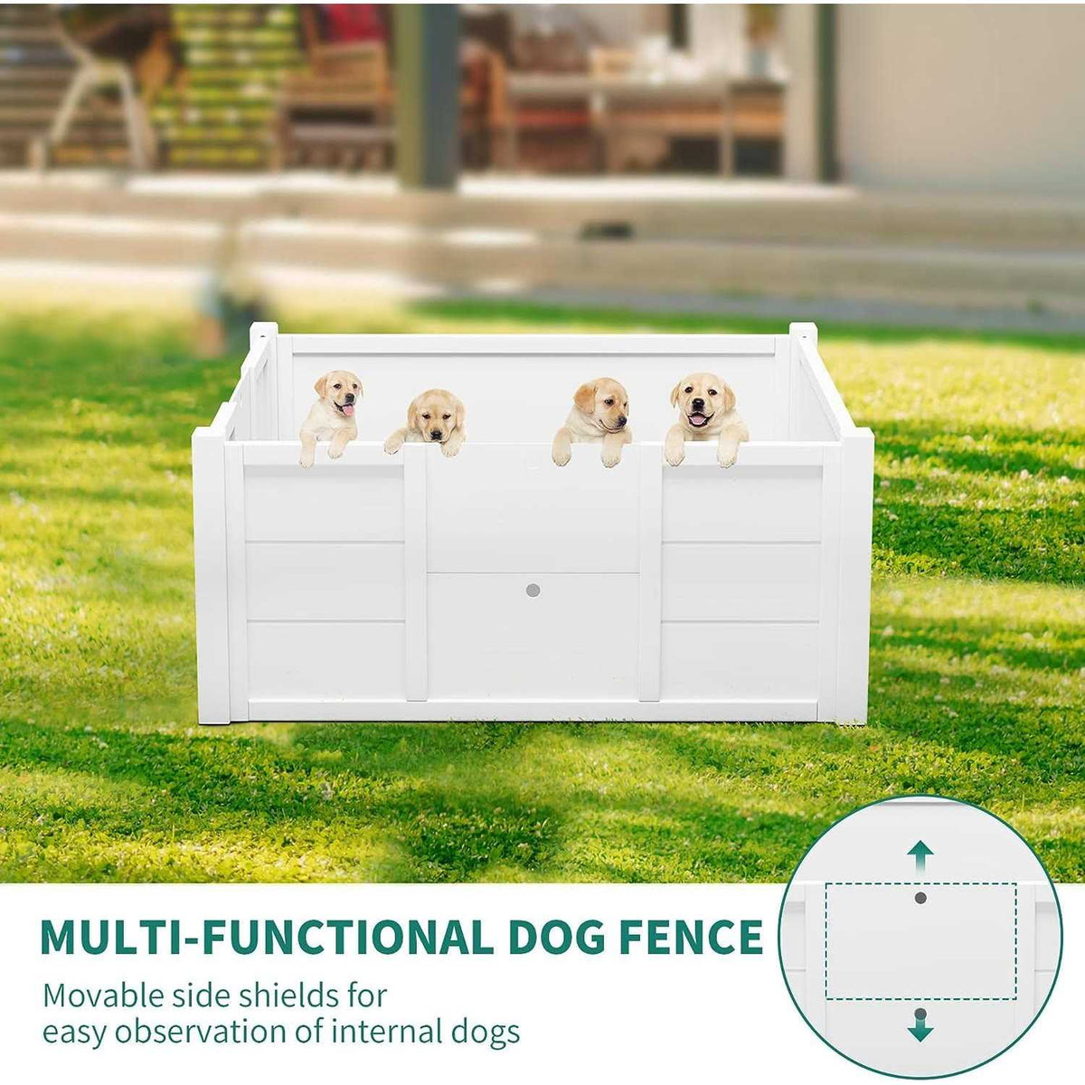 Wooden Dog Pen M14490