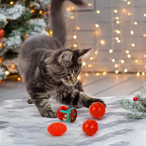Christmas 12 PCS Catnip Plush Cat Toys P2728